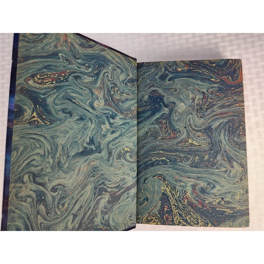 Cornelius Tacitus Latin /French 1920 Leather Marbled Gold Edging